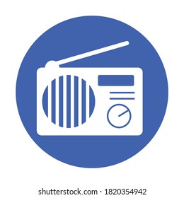 
Radio  Vector Icon which can easily modify or edit
