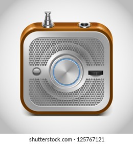 radio vector icon xxl