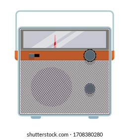 Radio vector icon.Cartoon vector icon isolated on white background radio.