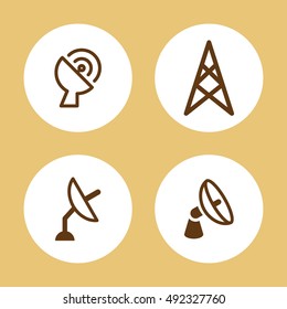 Radio vector icons