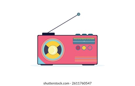 Radio vector illustration for use.