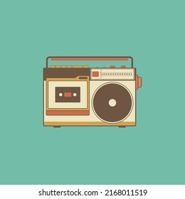 Radio vector illustration, radio vintage, radio retro, Old models vector icons illustration