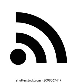 Radio wave icons, including Wi-Fi, RSS, and cell phone signals.
