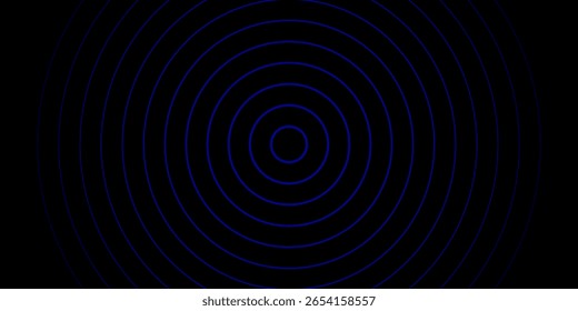 Radio Wave illustration effects on Green Screen background.