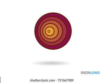 Radio wave like random logo, suitable for tech company in minimalist style