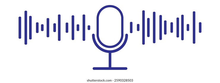 Radio wave or sound wave icon vector isolated, electric signal wave icon, sound wave vector icon