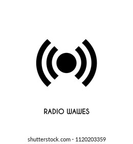 Radio wawes vector icon