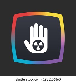 Radioactive Area - App Icon Button