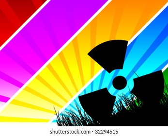 radioactive background