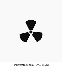 Radioactive black vector