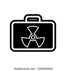 radioactive case icon. Element of Science for mobile concept and web apps icon. Glyph, flat icon for website design and development, app development