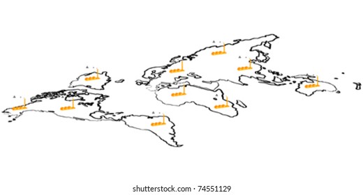 radioactive central on map