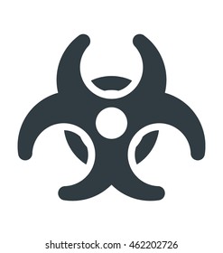 Radioactive Colored Vector Icon