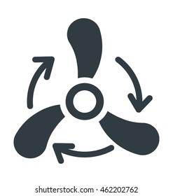 Radioactive Colored Vector Icon
