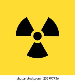 Radioactive contamination symbol - Illustration