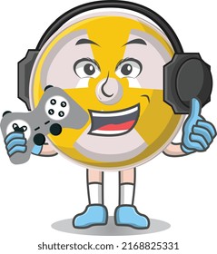 Radioactive cute gamer design character, design vector illustrator.