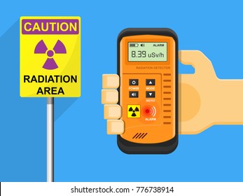 Radioactive detector test device leak nuclear meter measurement atomic disaster chernobyl control analysis medical ionizing physic experimental pollution toxic energy zone scientist research