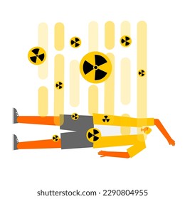 Radioactive exposure and decontamination in human.