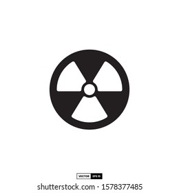 Radioactive icon, design inspiration vector template for interface and any purpose