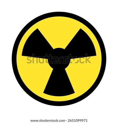 radioactive icon symbol vector illustration