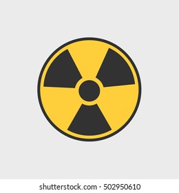 Radioactive Icon Vector Design Stock Vector (Royalty Free) 502950610 ...