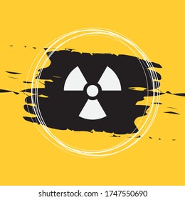 Radioactive Icon Vector Illustration Eps10
