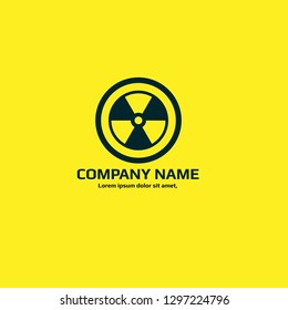 Radioactive logo concept. Designed for your web site design, logo, app, UI
