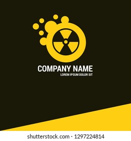 Radioactive logo concept. Designed for your web site design, logo, app, UI