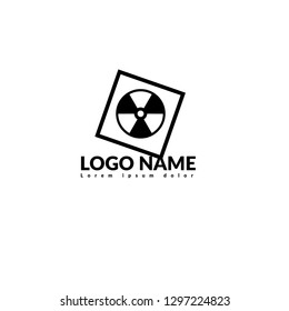 Radioactive logo concept. Designed for your web site design, logo, app, UI