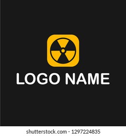 Radioactive logo concept. Designed for your web site design, logo, app, UI