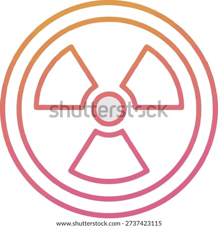 Radioactive Material Hazard Physics Icon