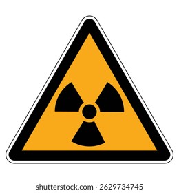 Radioactive Material or Ionizing Radiation Safety Sign – High Quality Vectorial Image