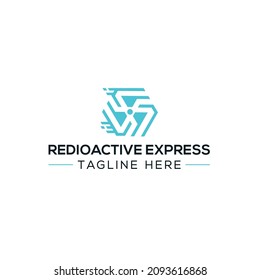 Radioactive Material, Medical, Medicine, Hospital Company modern and unique Logo vector design 