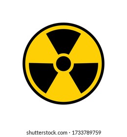 Radioactive Nuclear Danger Warning Logo Symbol