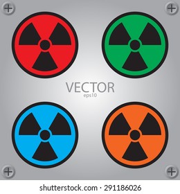 Radioactive sign