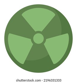 diseño de signos radioactivos sobre blanco