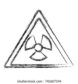 radioactive sign icon