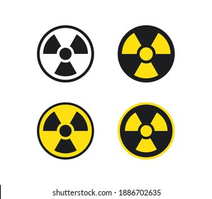 Radioactive Sign Symbol Icon Vector Illustration