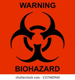 Radioactive Sign, Vector Illustration.