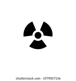 Radioactive symbol icon.  Vector illustration for graphic design, Web, UI, app.