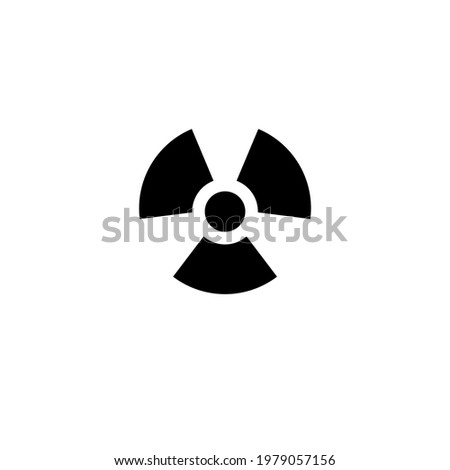 Radioactive symbol icon.  Vector illustration for graphic design, Web, UI, app.