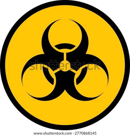 radioactive symbol radiation material and ionizing yellow sign warning printable sign poster plaque template design