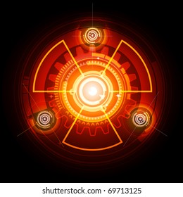 Radioactive techno gears