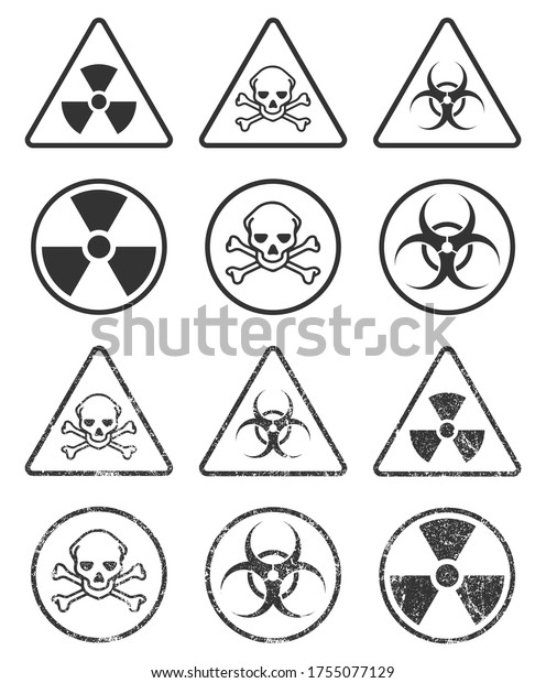toxic biohazard image line
