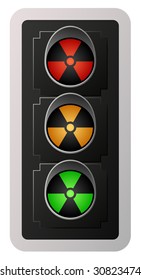 Radioactive Traffic Light (Vector)