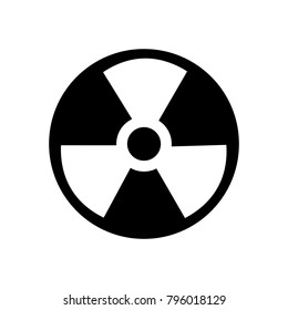 radioactive vector icon