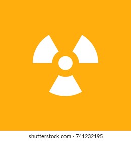radioactive warning sign 