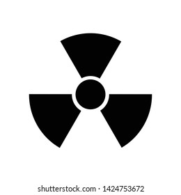 Radioactive Warning Sign Toxic Nuclear Radiation Icon