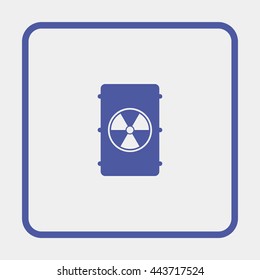 Radioactive waste Icon.