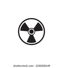 radioactivity icon symbol sign vector
